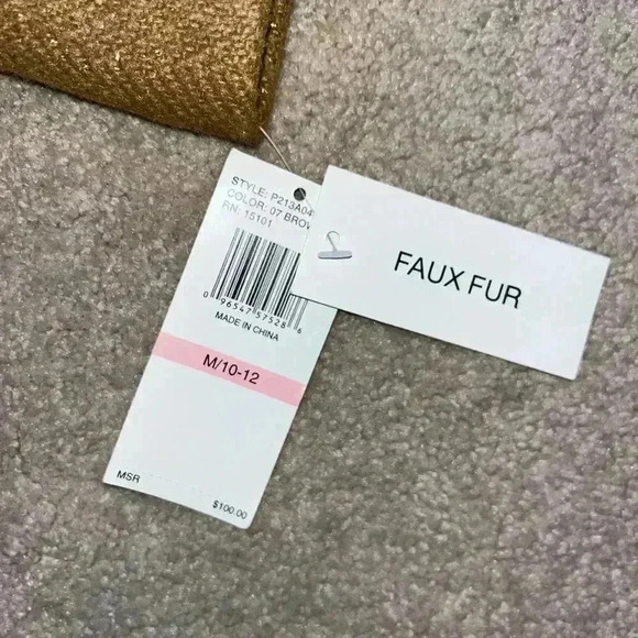 Tan peacoat Jessica Simpson size medium 10/12 faux fur
NWT - Picture 5 of 13